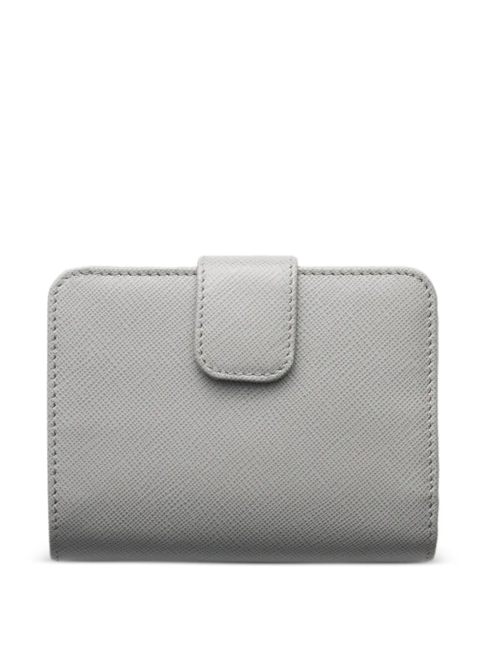 Prada Saffiano leren portemonnee Grijs