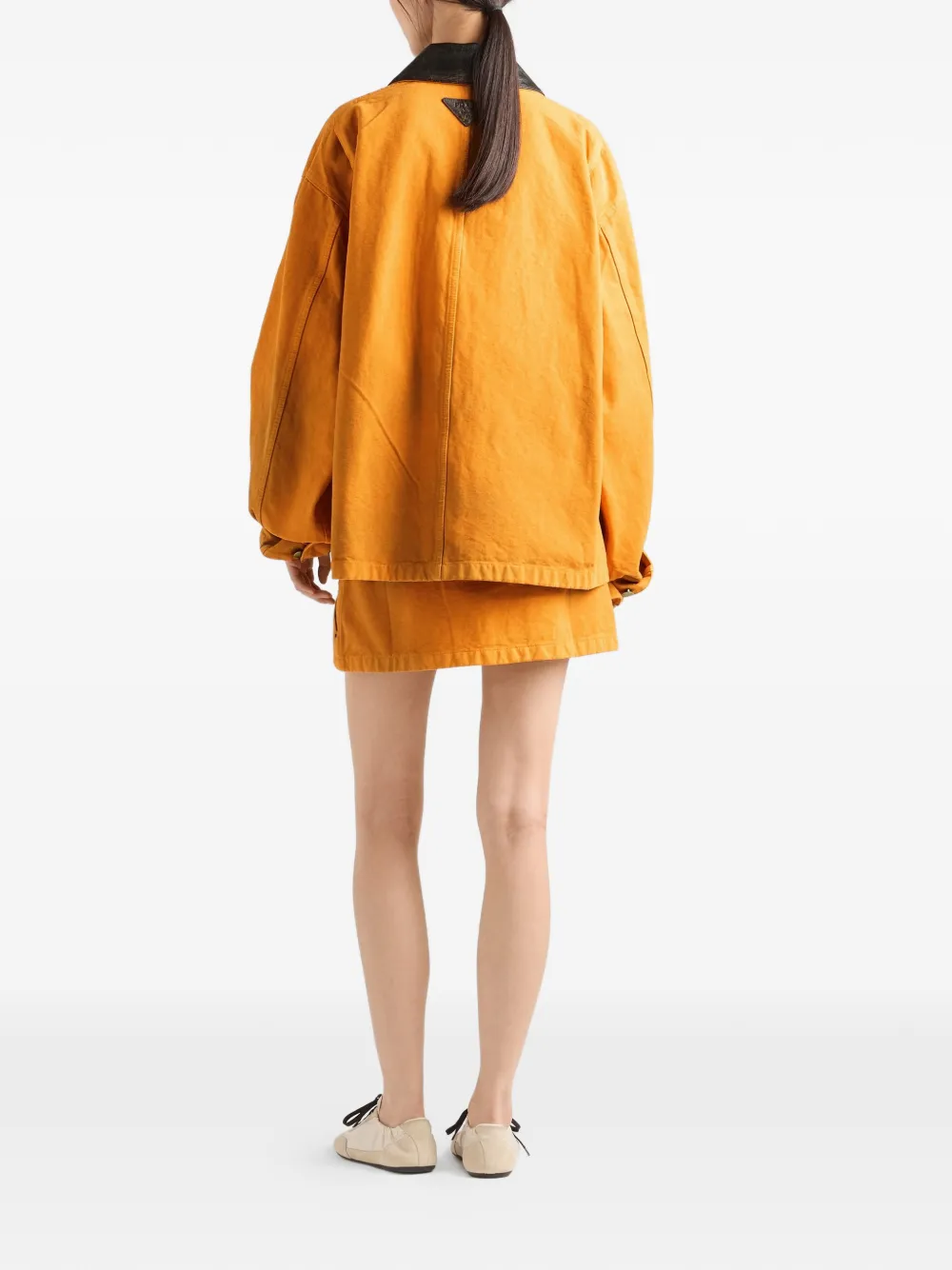  Prada Canvas Jacket - Orange 