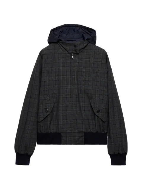 Prada Prince of Wales checked wool jacket