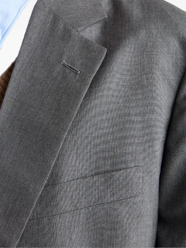 Prada single-breasted Silk Suit | Grey | FARFETCH