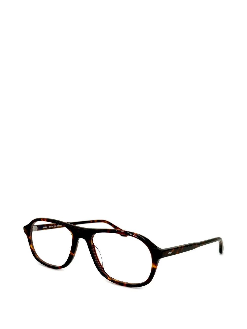  Peter And May Paul Browline Glasses - Brown 