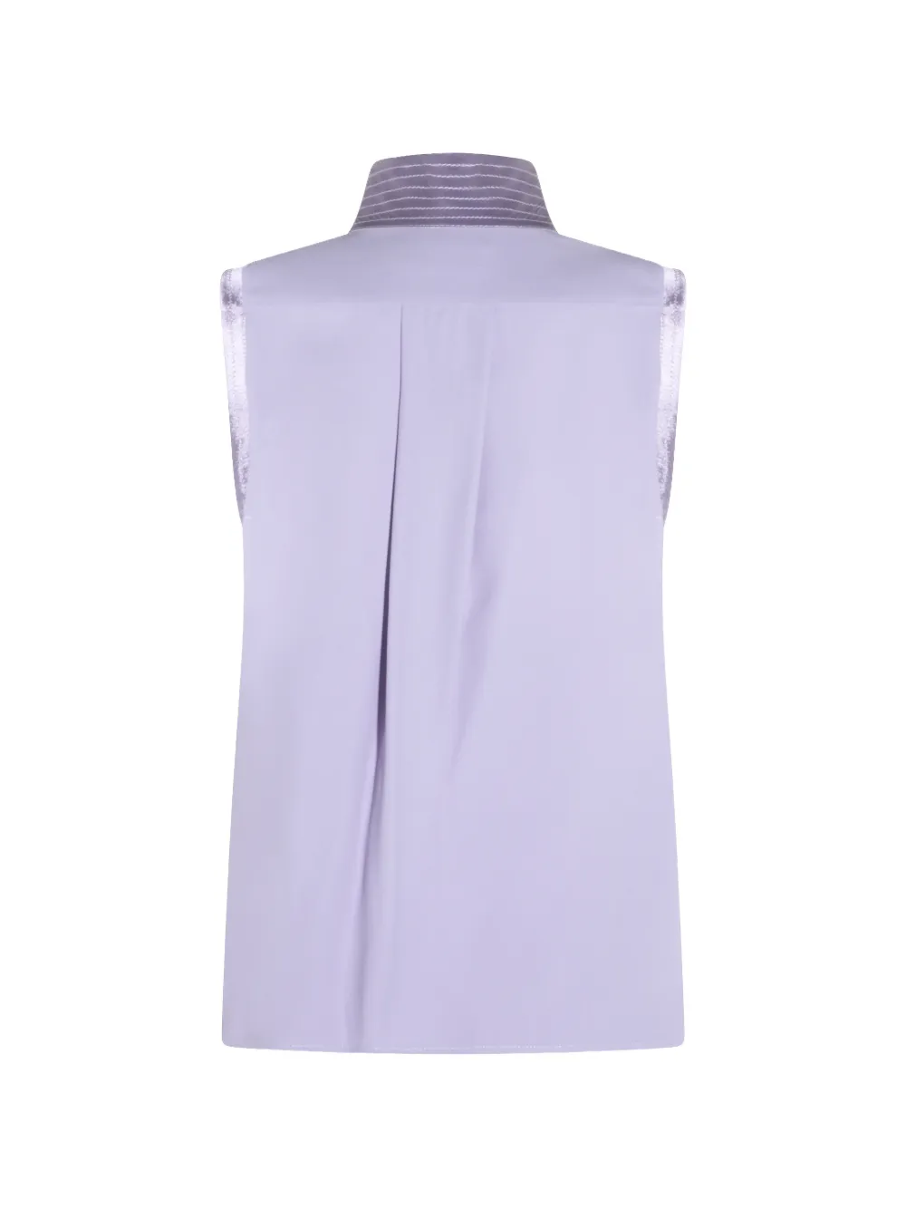  Elisabetta Franchi High-neck Draped Blouse - Purple 