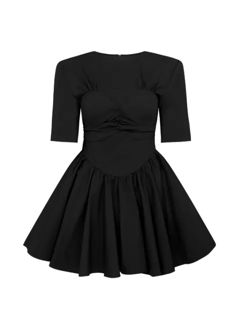 Violante Nessi Timothee twisted-bodice mini dress