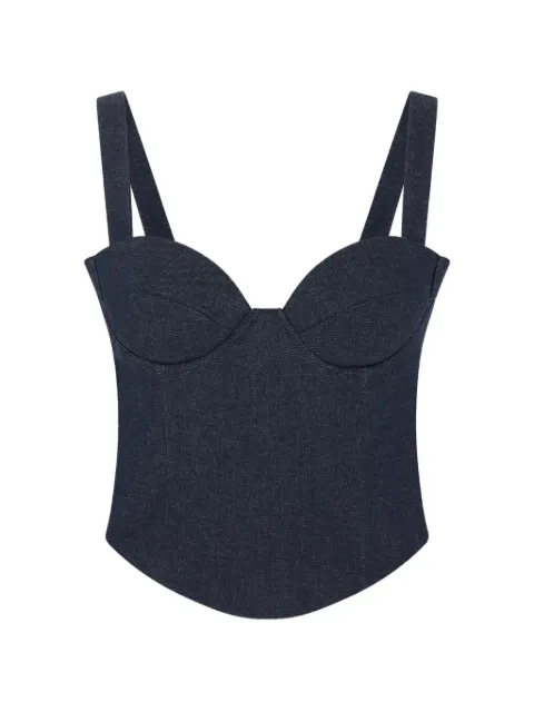 Violante Nessi Bustier-Top mit Vermeer-Form