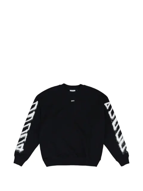 Off-White كنزة 'سبراي أرو' برقبة مستديرة