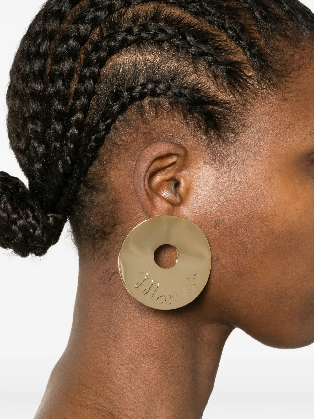  Marni Cutout Stud Earrings - Gold 