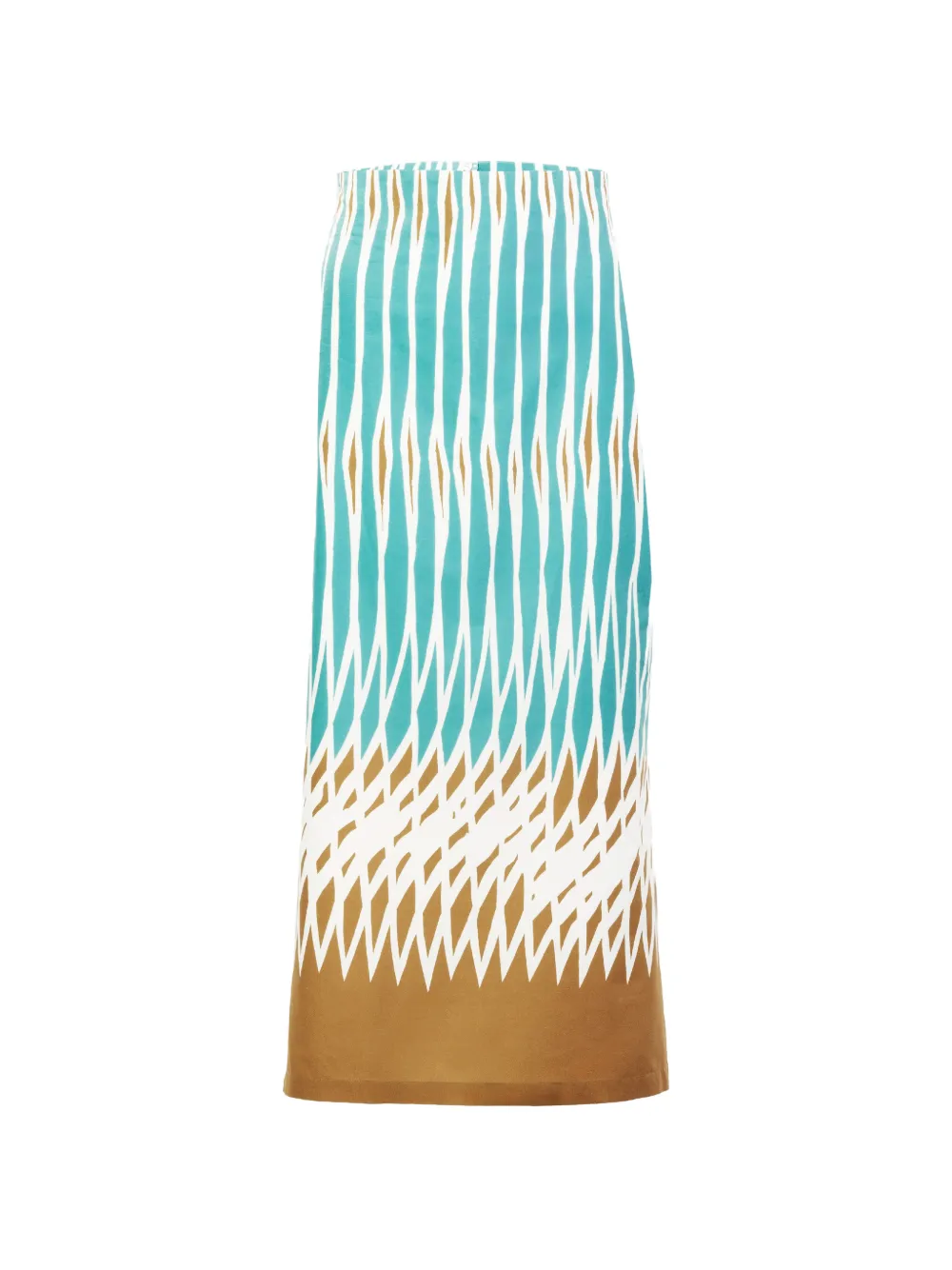 Silvia Tcherassi Gonna midi Atira con stampa - Blu