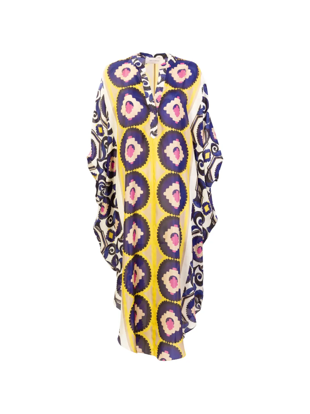 Silvia Tcherassi Ilse mosaic tunic - Giallo