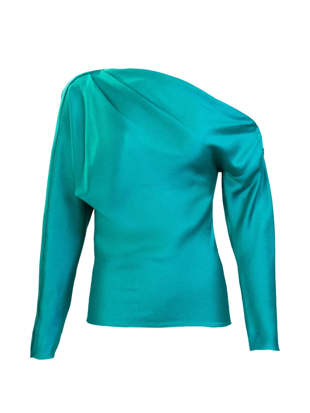Silvia Tcherassi Viola one-shoulder blouse - Blu