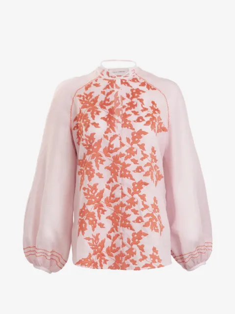 Silvia Tcherassi Molveno embroidered blouse