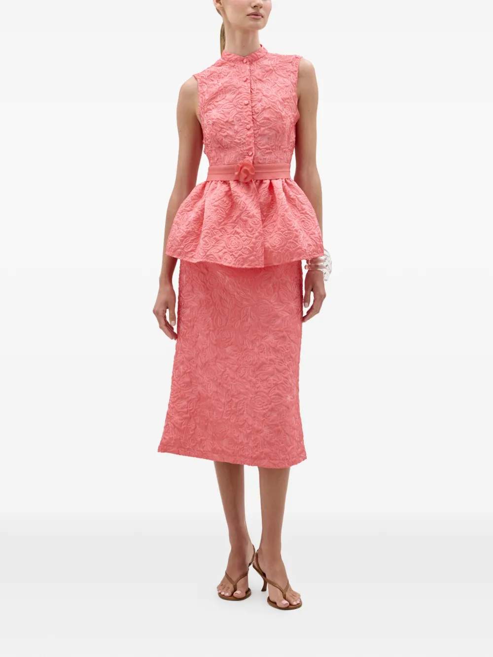  Silvia Tcherassi Colony Floral Blouse - Pink 