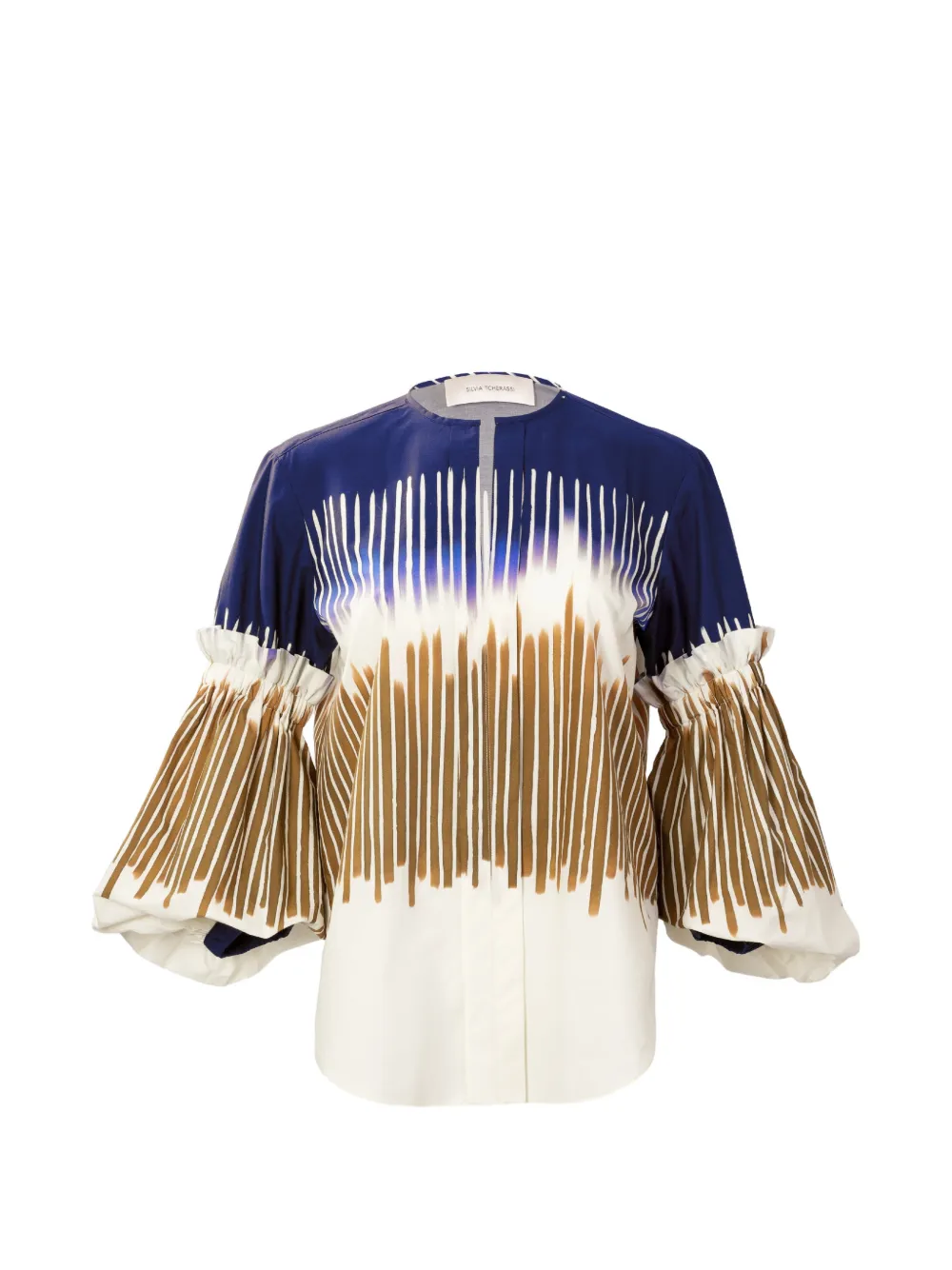 Silvia Tcherassi Blusa Lucaya - Marrone