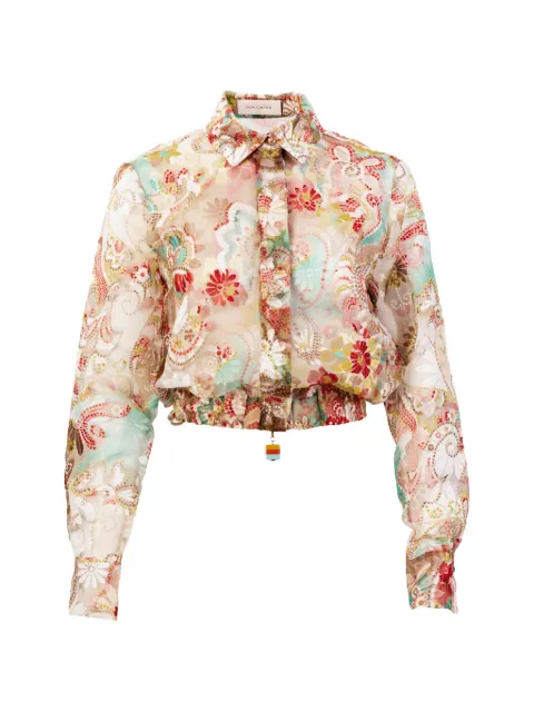 Silvia Tcherassi Katniss floral jacket