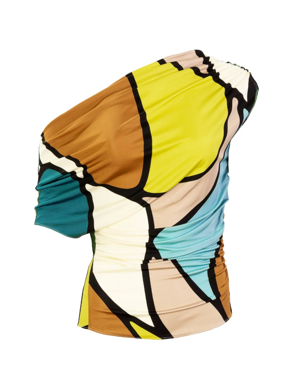 Silvia Tcherassi Indiana abstract-print blouse - Giallo