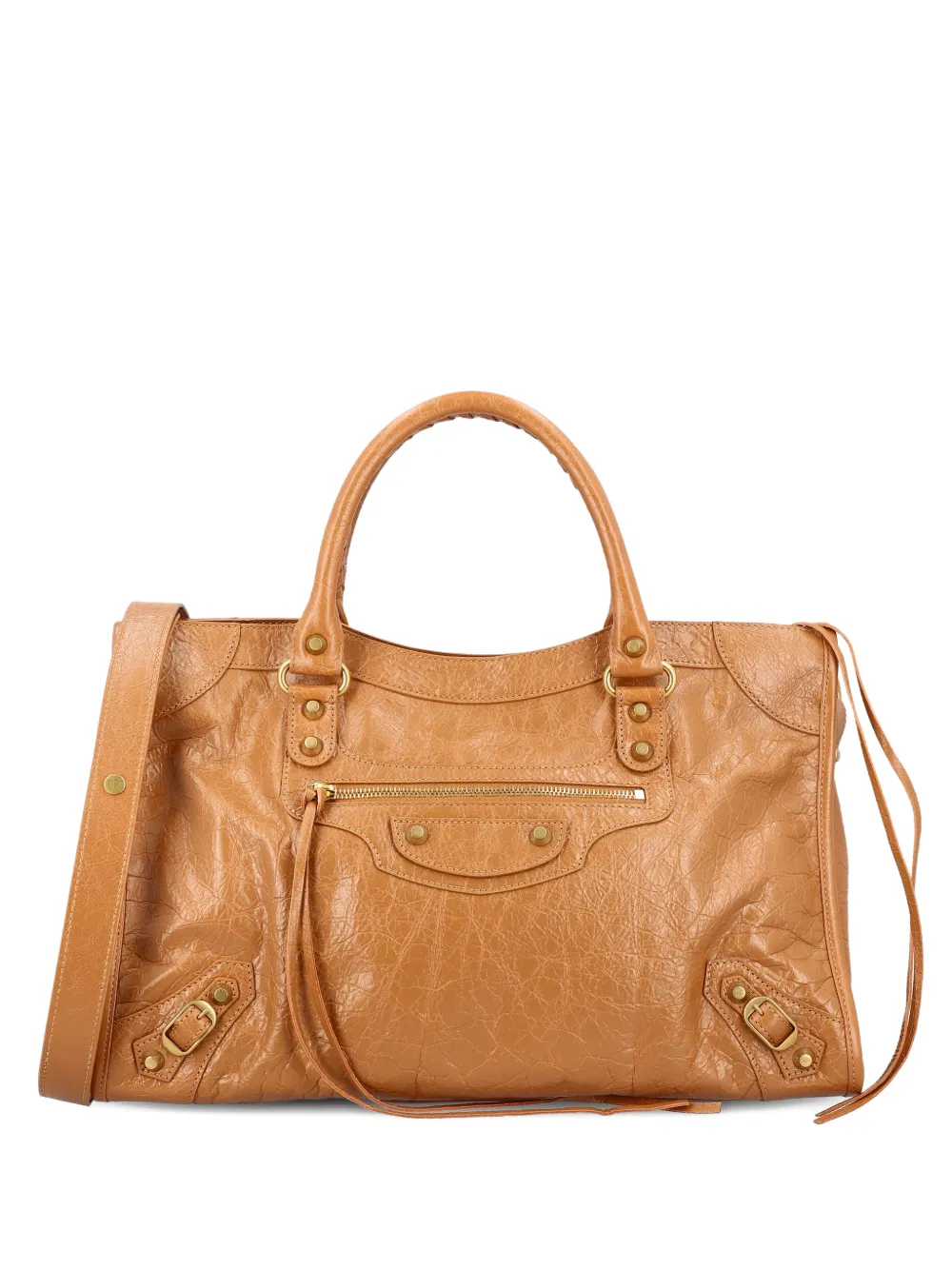 Balenciaga leather tote bag - Marrone