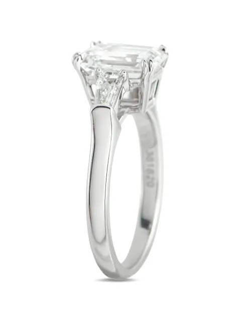 Harry Winston emerald-cut diamond ring