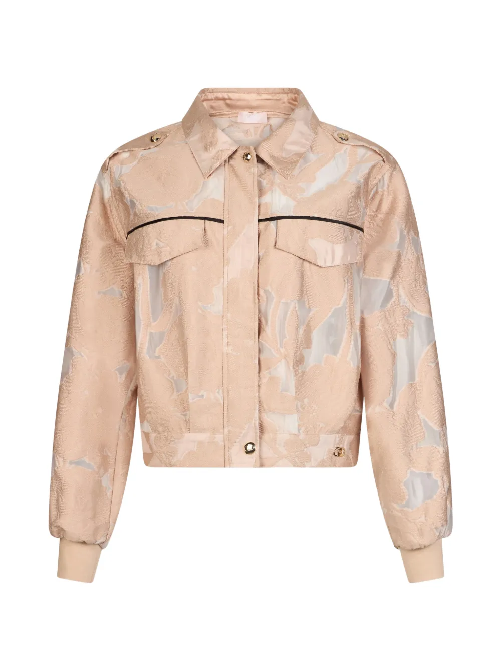LIU JO jacquard bomber jacket - Toni neutri