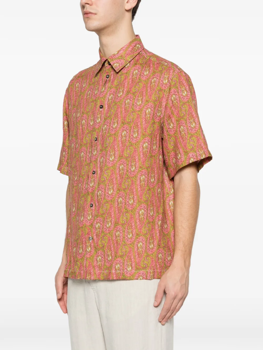 ETRO Overhemd met paisley-print Roze