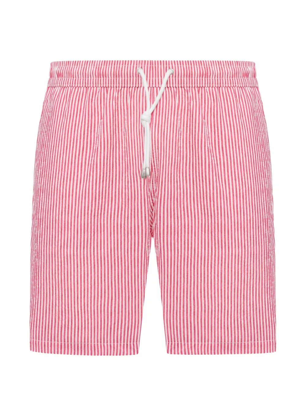 Fay Costume da bagno a righe con coulisse - Rosso