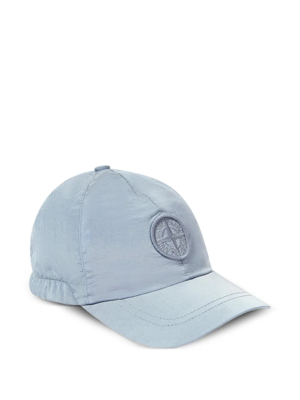 Stone Island Junior logo patch baseball cap - Blu