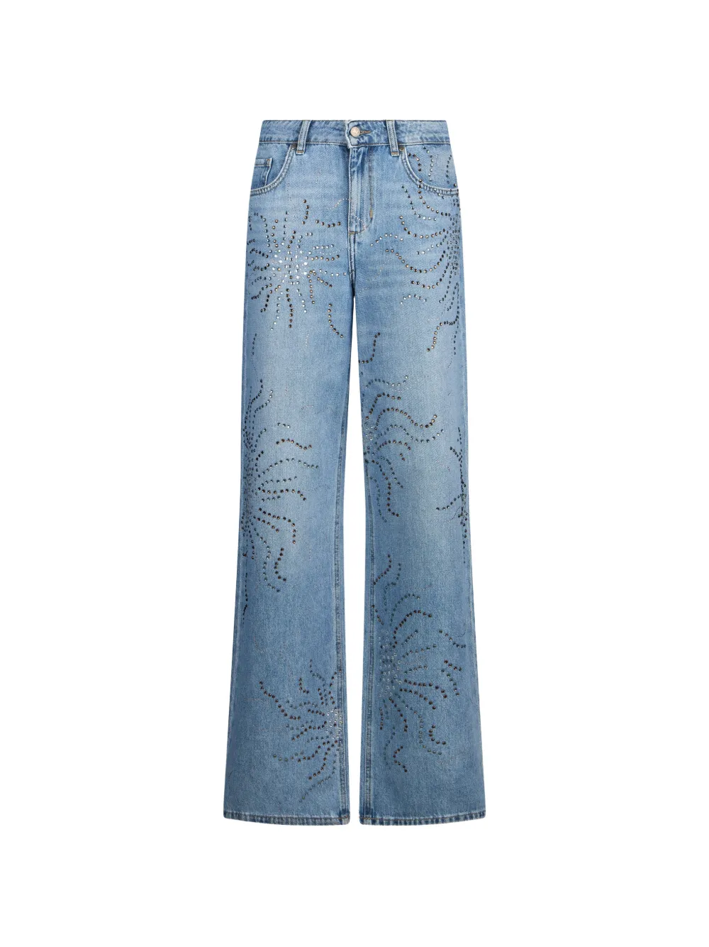 LIU JO rhinestone-embellishment jeans - Blu