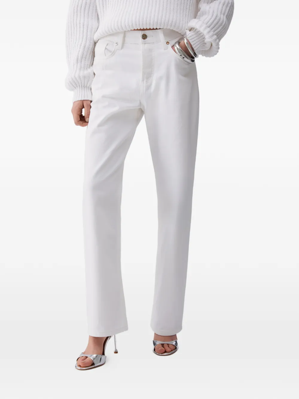 LIU JO Straight broek Wit