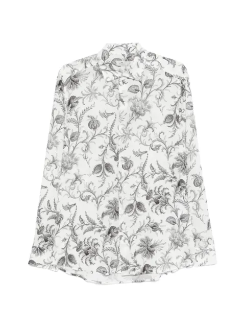 ETRO floral-detail shirt