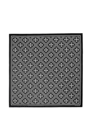 Chrome Hearts クロスロゴ シルクスカーフ | オレンジ | FARFETCH JP