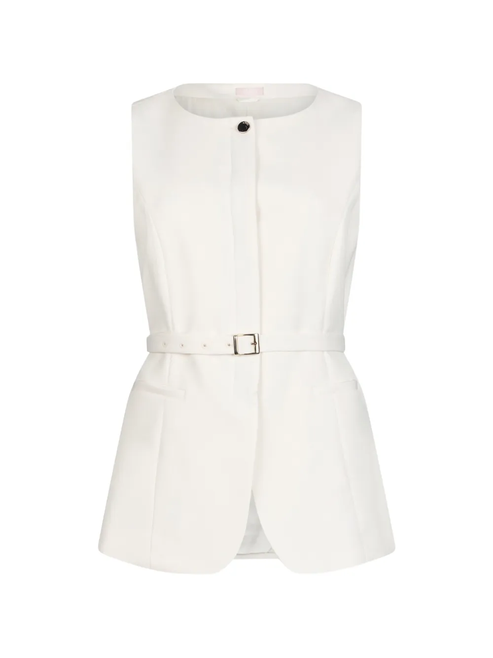 LIU JO belted waistcoat - Neutrals