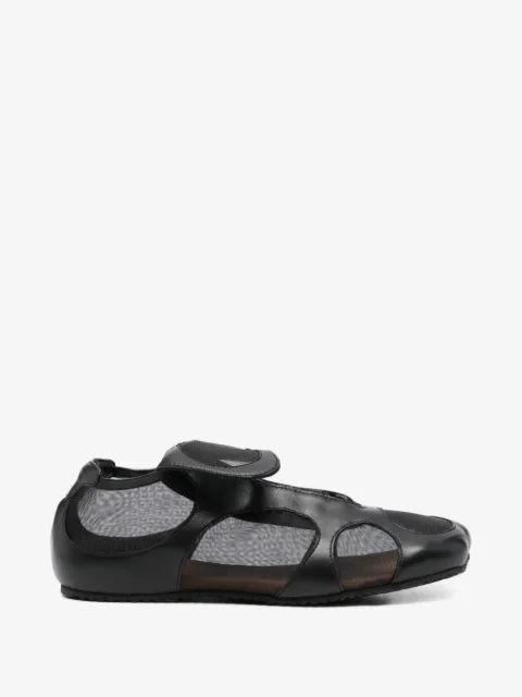 EGONlab. Enez cut-out leather sneakers