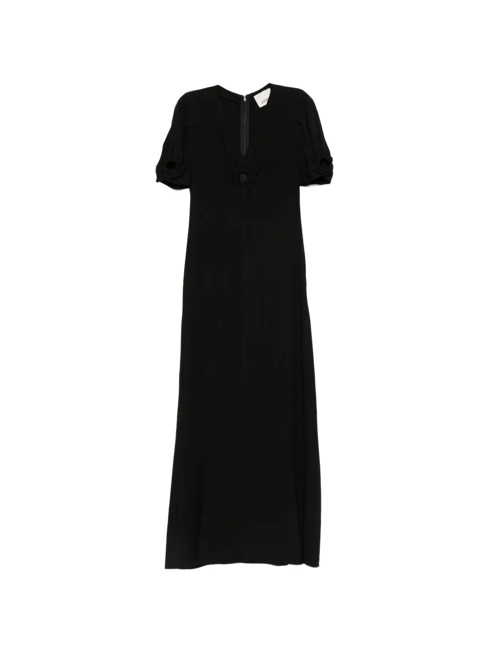 ISABEL MARANT cut-out puff-sleeve dress - Schwarz