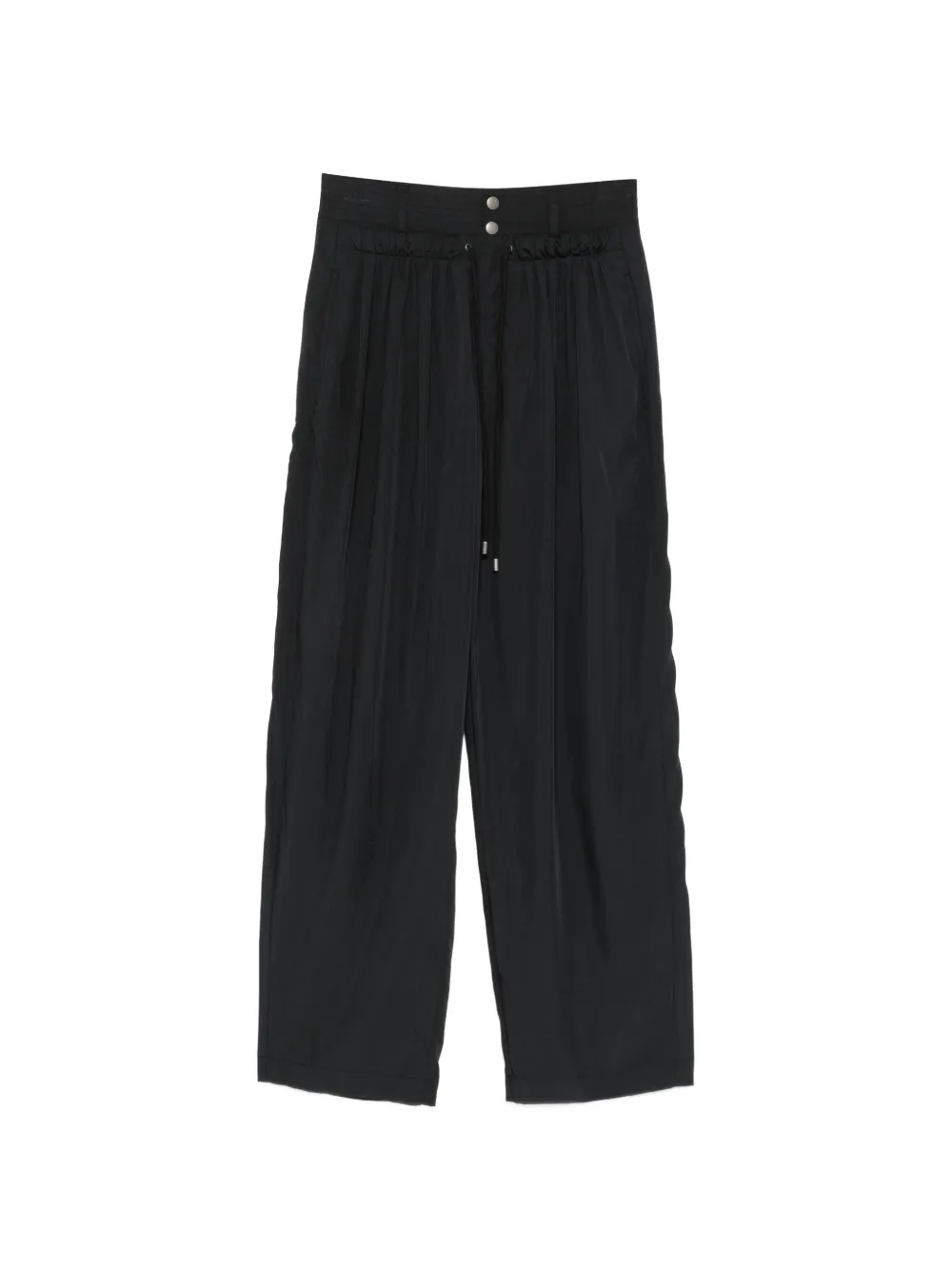 ISABEL MARANT Inaya drawstring-fastening palazzo pants - Nero