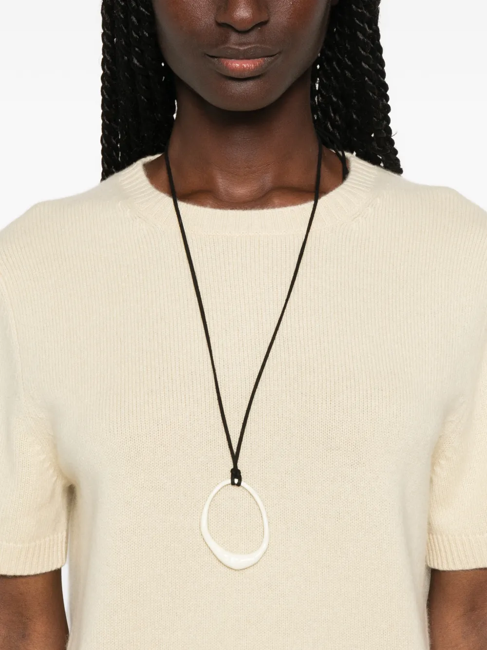 Soft Goat Oversized T-shirt Geel