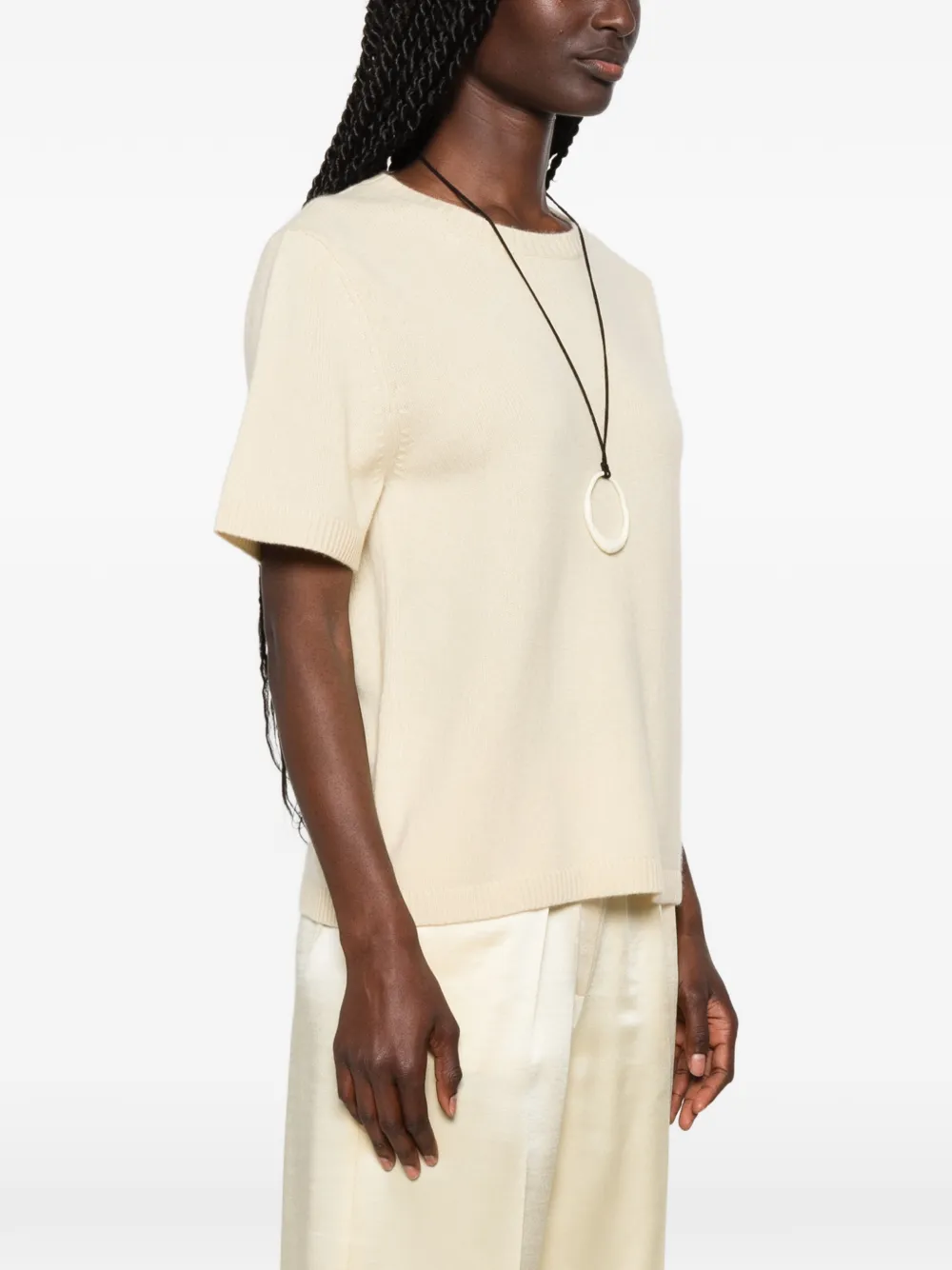 Soft Goat Oversized T-shirt Geel