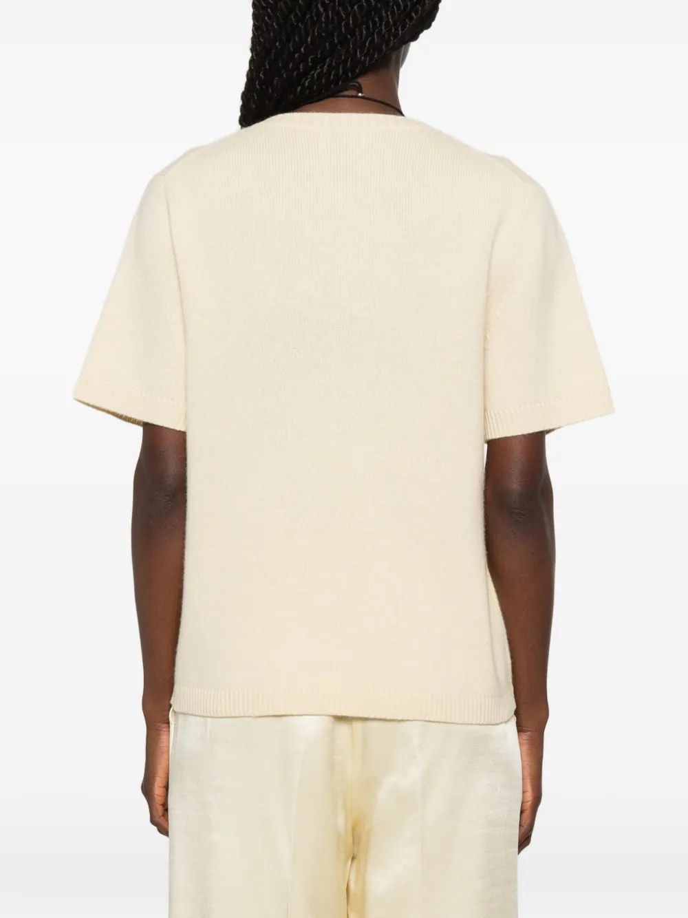 Soft Goat Oversized T-shirt Geel