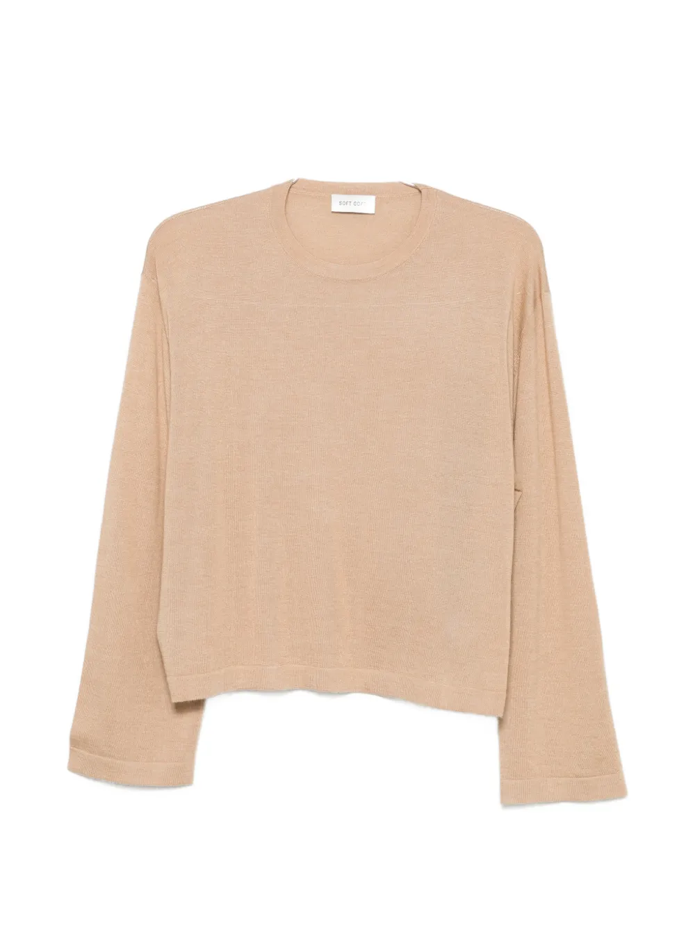 Soft Goat crew-neck sweater - Marrone