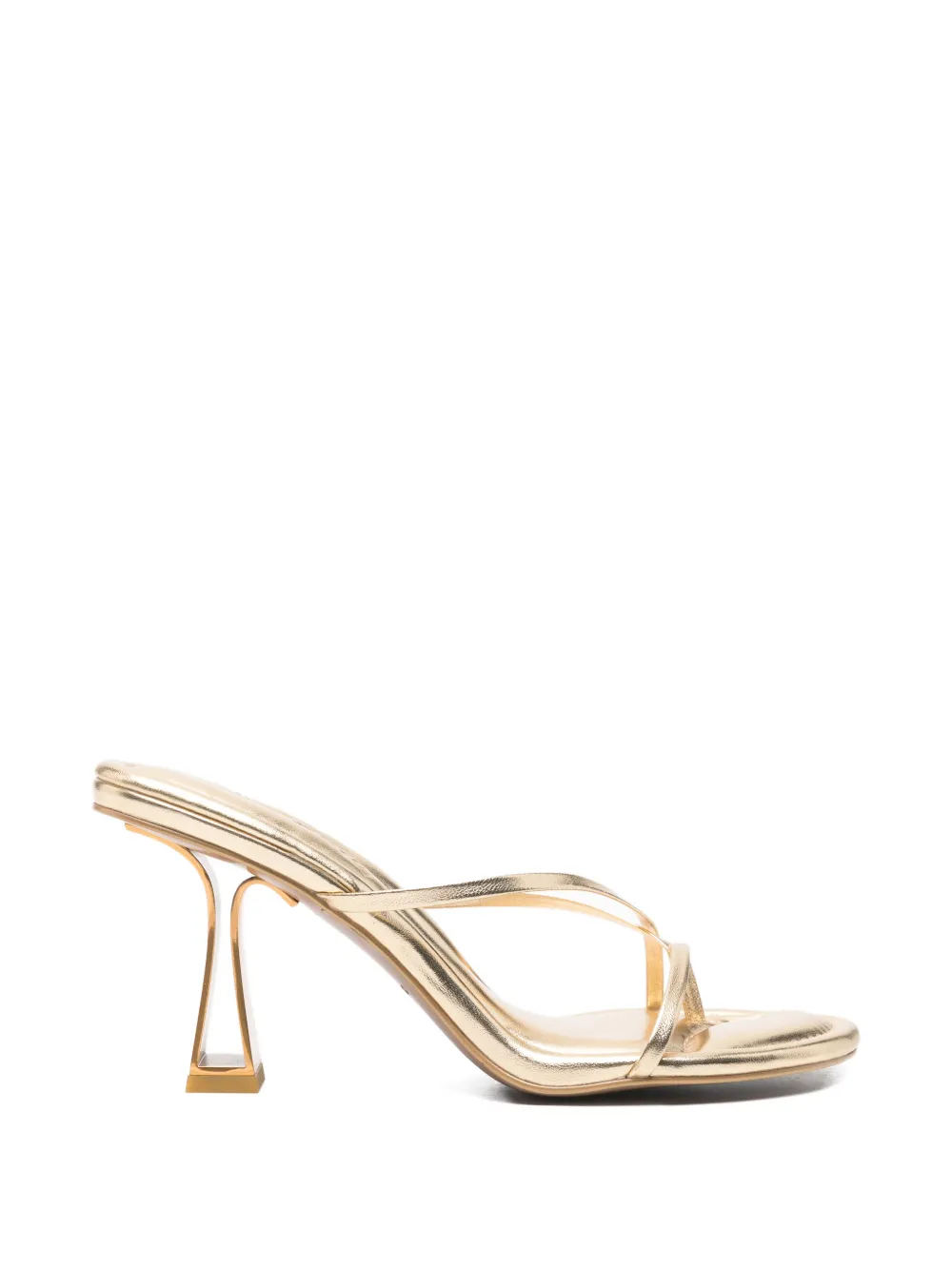 Cult Gaia Soriah metallic-effect sandals Goud