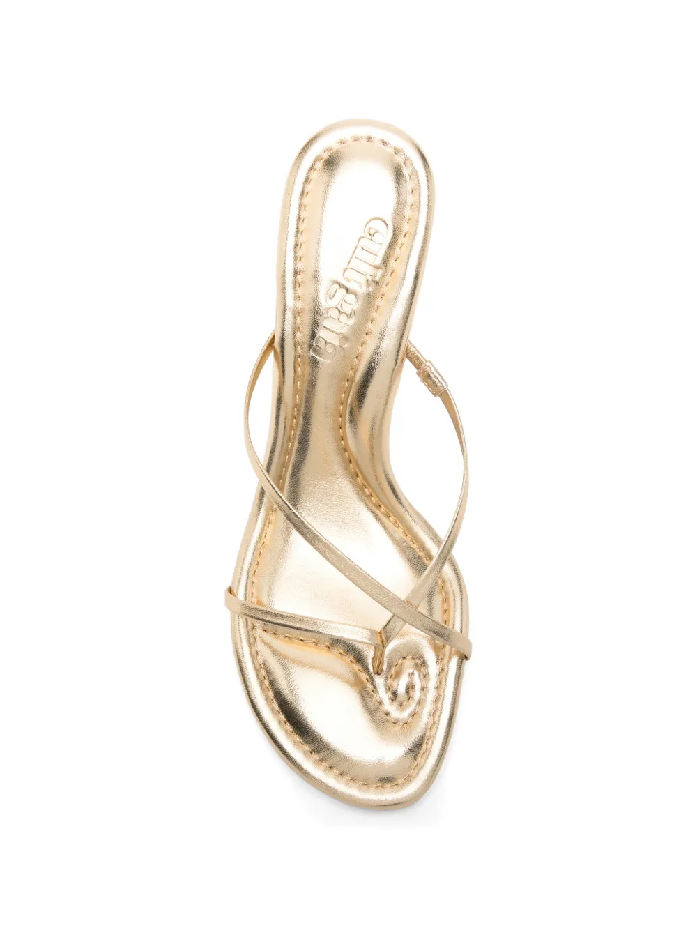 Cult Gaia Soriah metallic-effect sandals Goud
