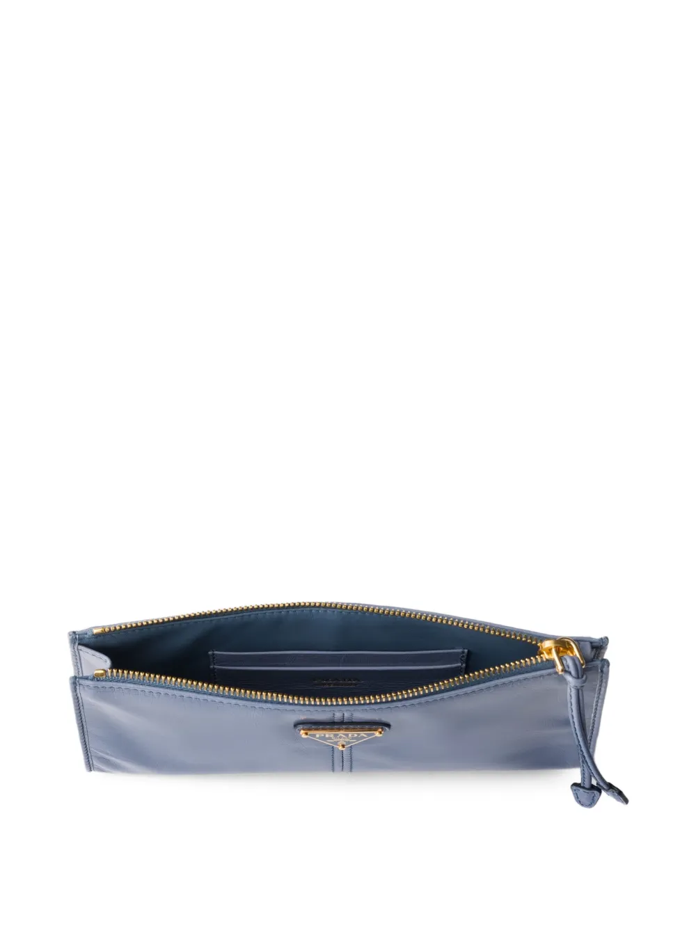  Prada Leather Pouch - Blue 