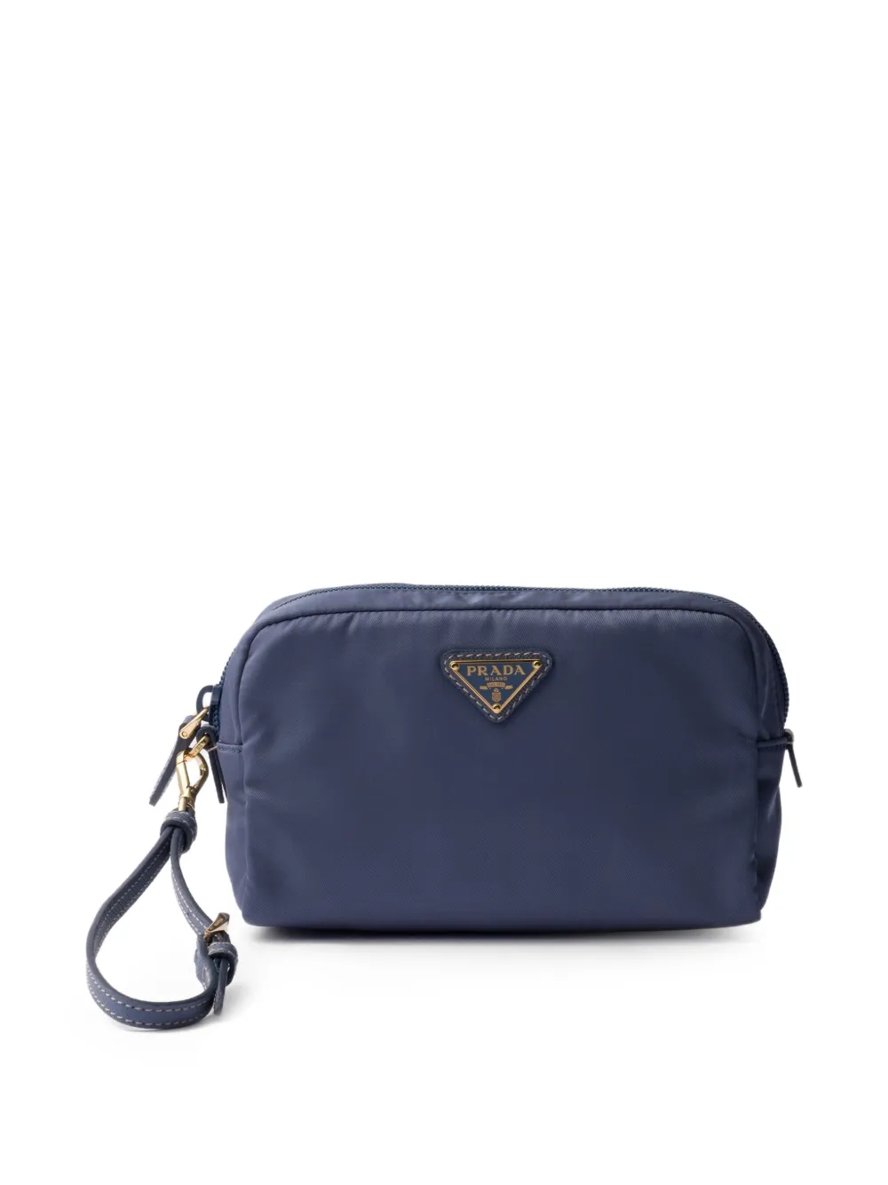 Prada Small Re-nylon Pouch In Blue