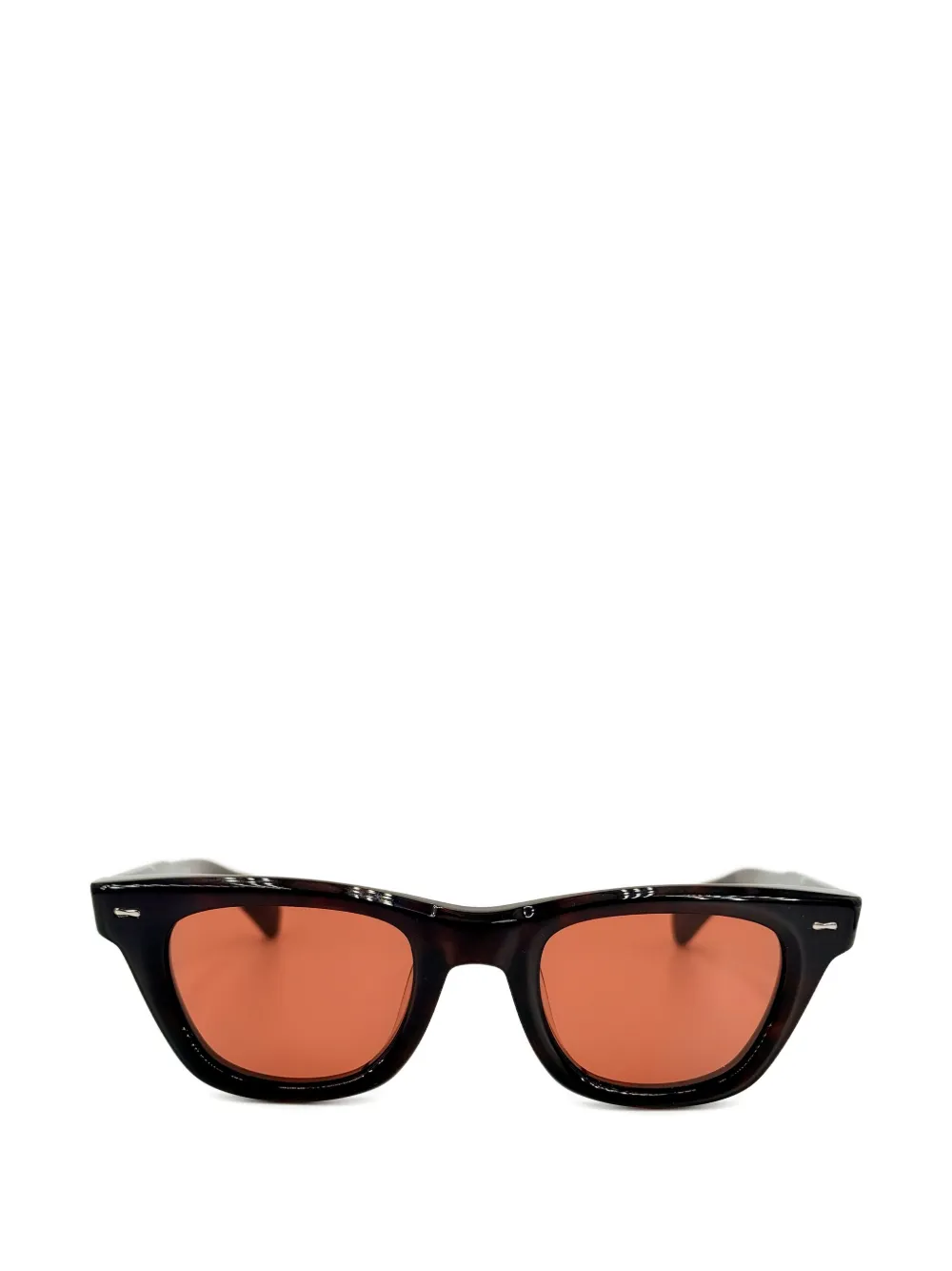 Peter And May Riptide dark shell sunglasses - Marrone