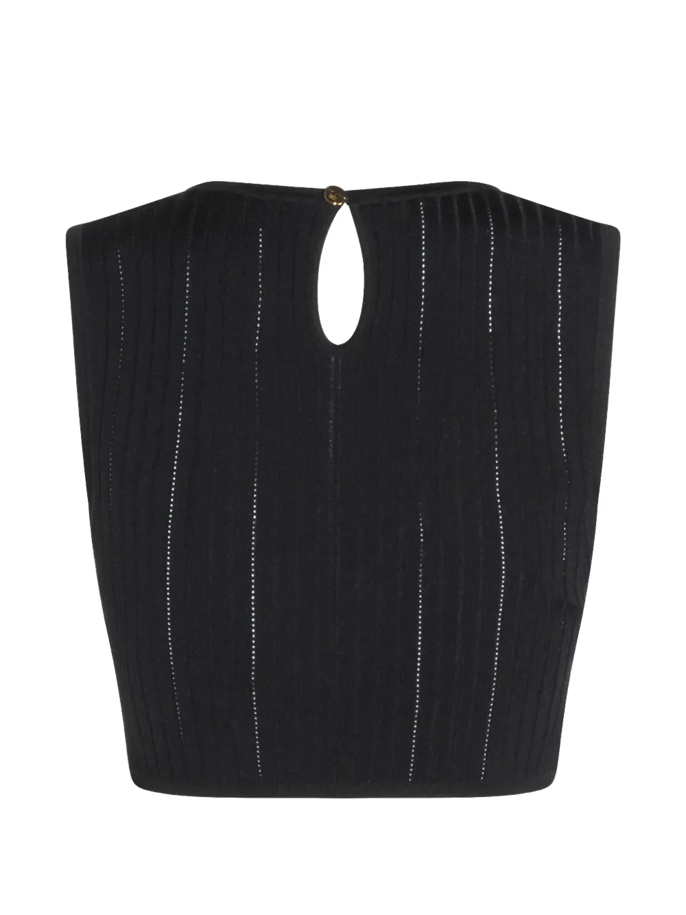 Metal Detail Keyhole Top