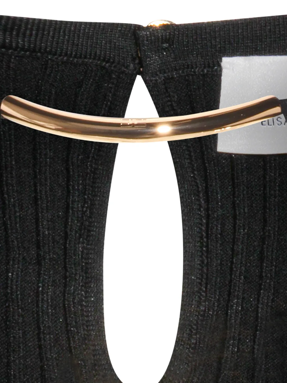 Metal Detail Keyhole Top