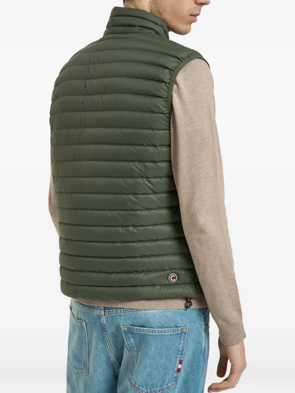 Colmar Gewatteerd jack met rits Groen