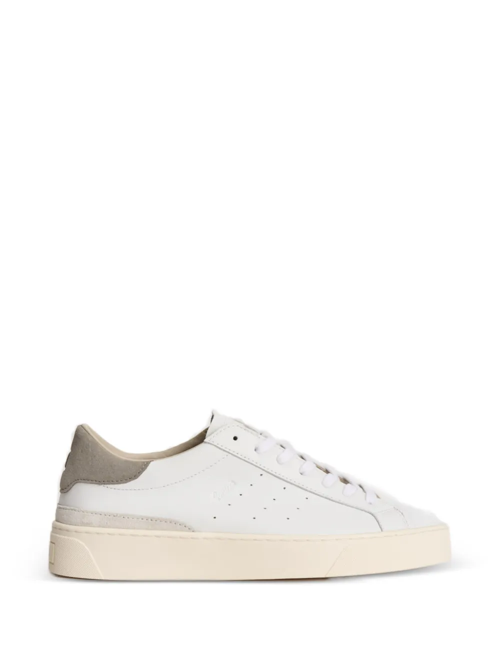 D.A.T.E. Sonica perforated sneakers Wit