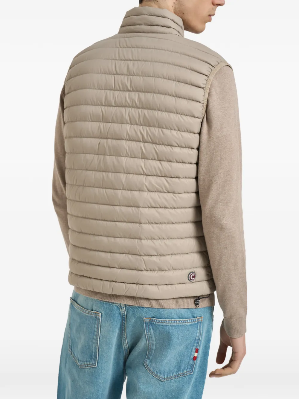  Colmar Quilted Zip Gilet - Neutrals 