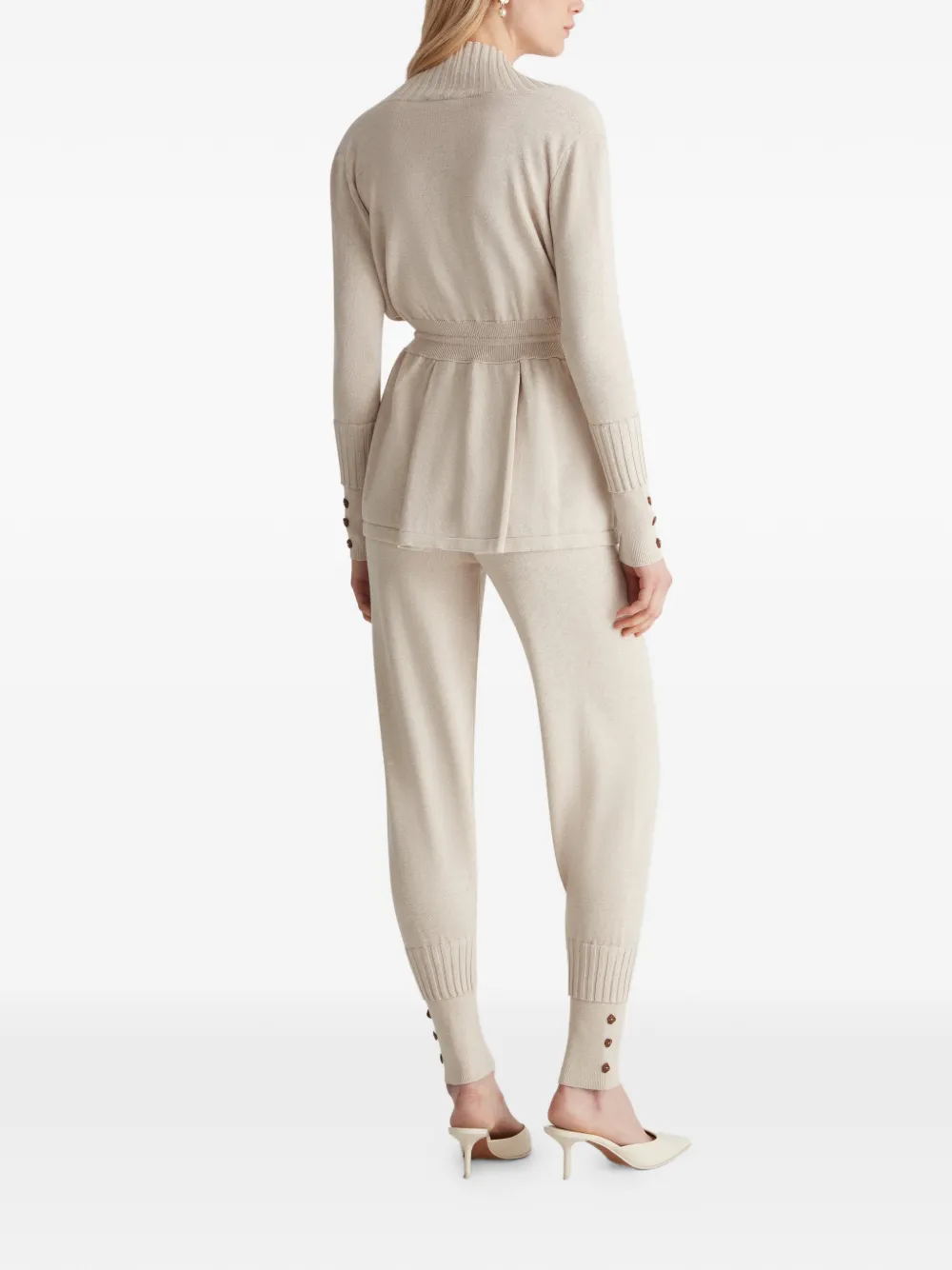  Violante Nessi Maru Buttoned Trousers - Neutrals 