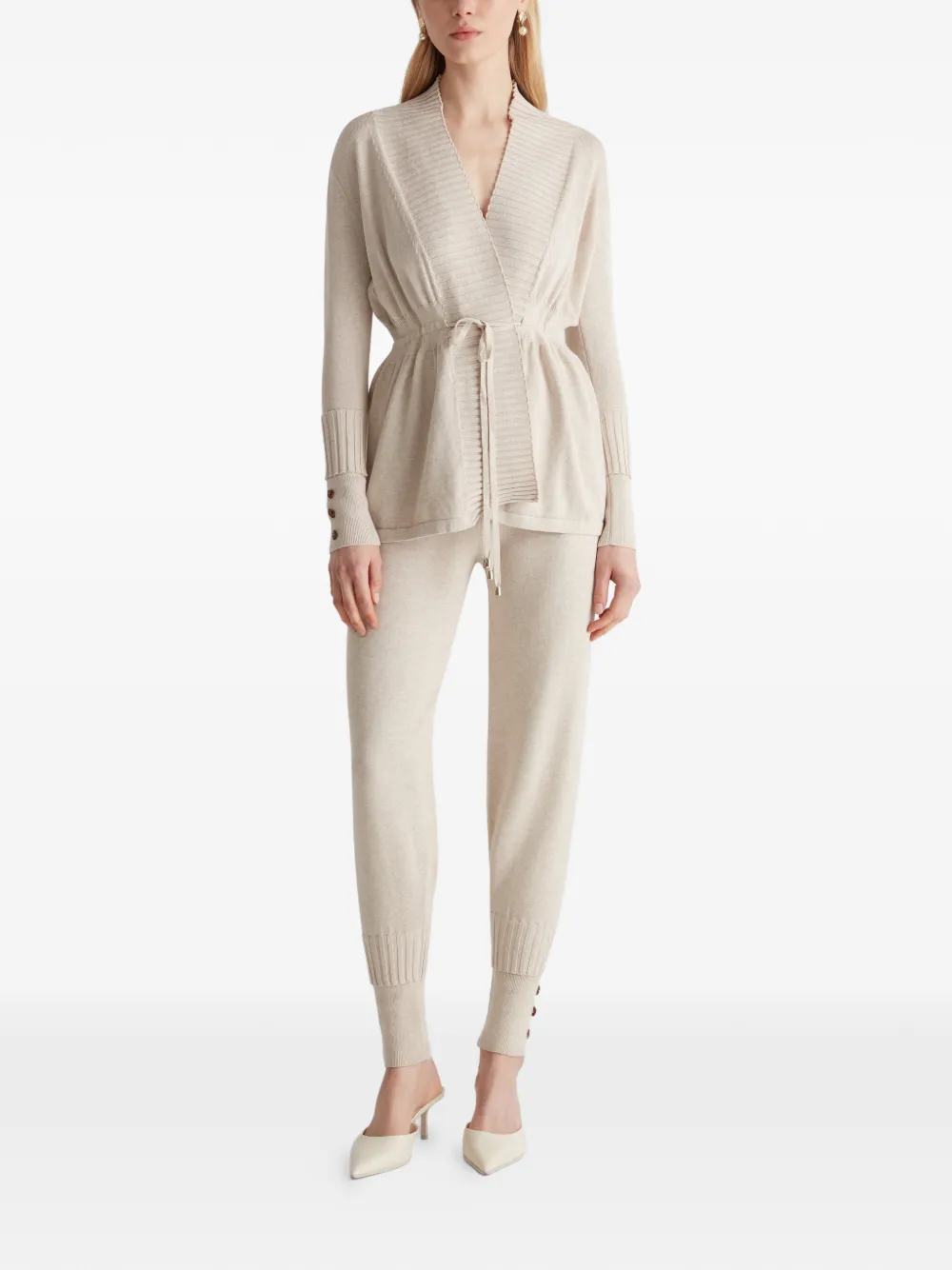  Violante Nessi Maru Buttoned Trousers - Neutrals 