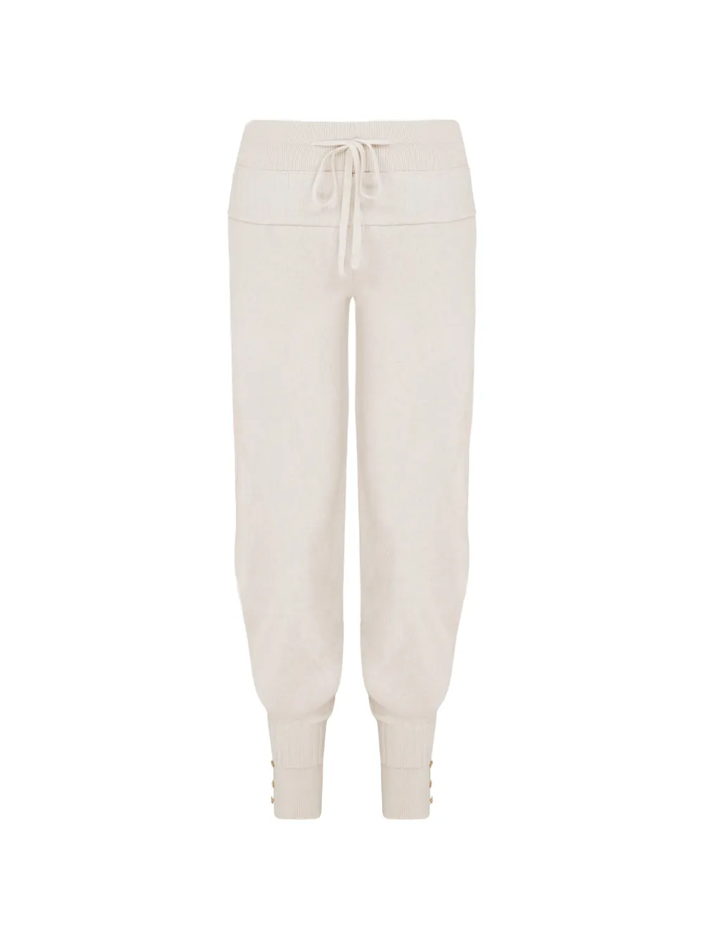Violante Nessi Pantaloni Maru con bottoni - Toni neutri