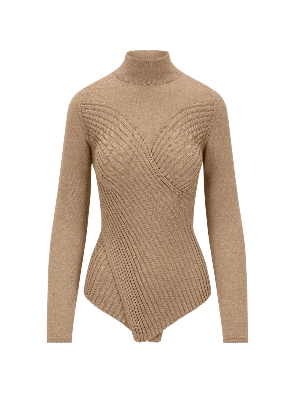 Violante Nessi Maglione Roy a collo alto - Toni neutri